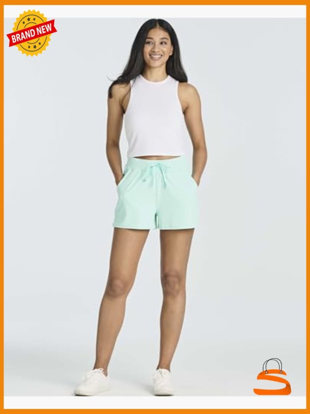 3 Pack Athletic Running Shorts with Pockets for Women - Picture 6 of 7